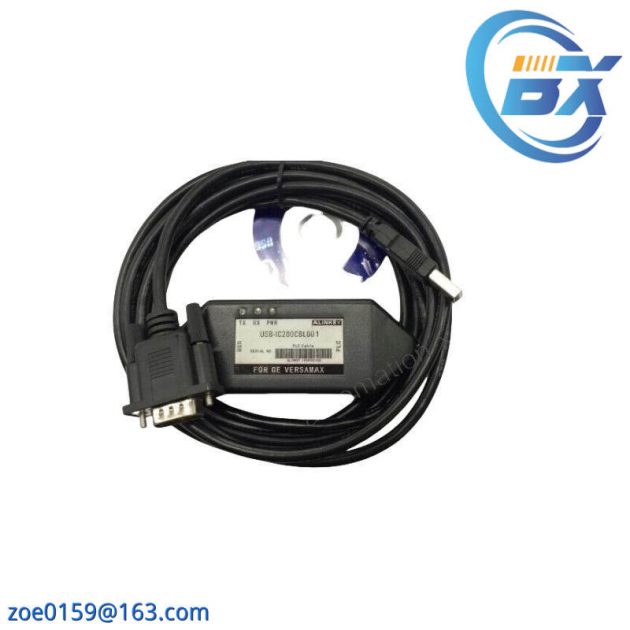 GE IC200CBL001: Professional Communications Programming Serial Cable, Optimized for Industrial Control Applications