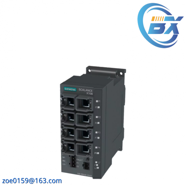 SIEMENS SCALANCE X108 6GK5108-0BA00-2AA3 Industrial Ethernet Switch
