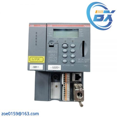 ABB PM590-ETH PLC Automation CPU, High Performance Control Solution