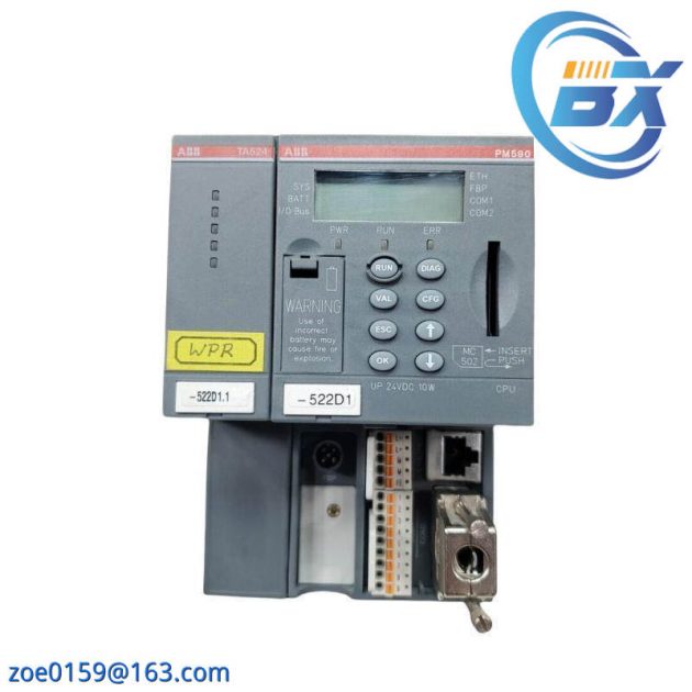 ABB PM590-ETH PLC Automation CPU, High Performance Control Solution