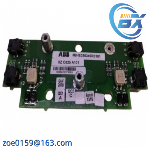 ABB 3BHE036346R0101 XZ C825 A101 Card: Advanced Control Module for Industrial Automation