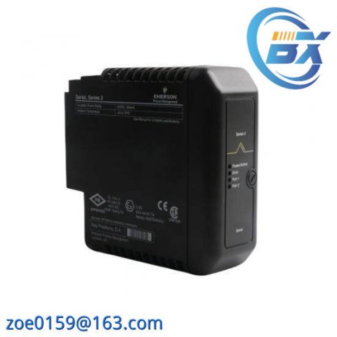 Emerson DeltaV VE4006P2 KJ3241X1BA1 12P2506X062 Redundant Serial Interface Card: Industrial Control Module